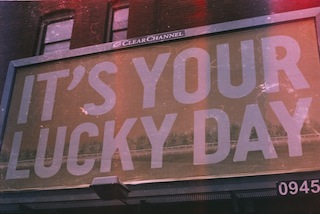 today is your lucky day