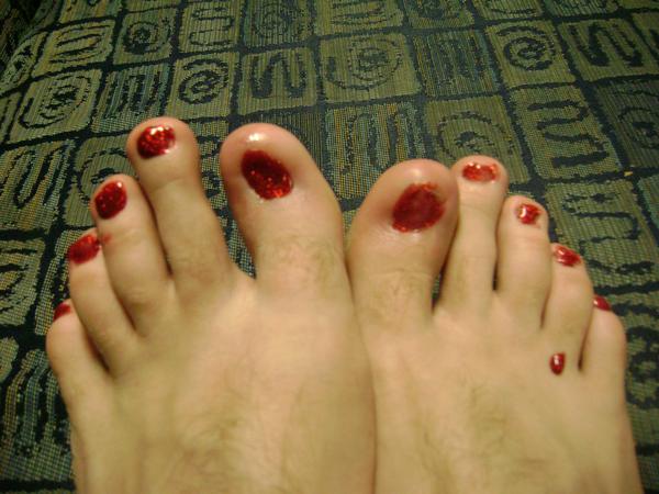 toes polish